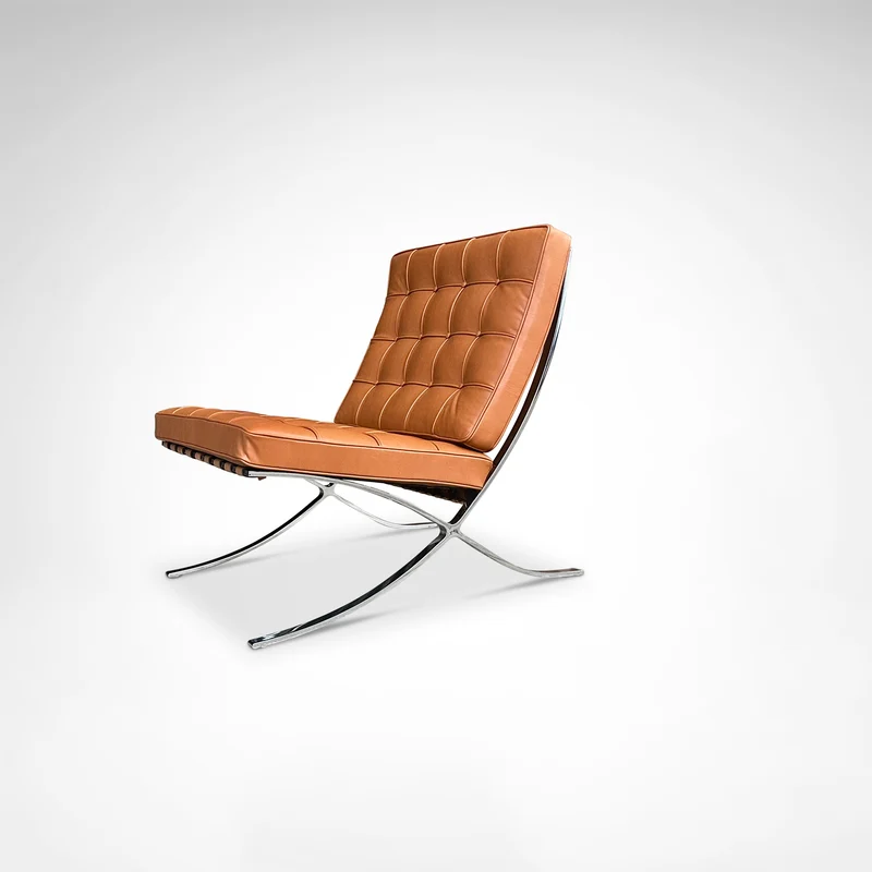 Barcelona lounge chair MR90 by Mies van der Rohe for Knoll