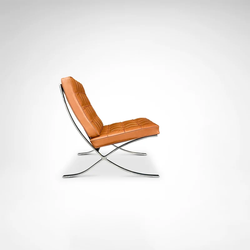 Barcelona lounge chair MR90 by Mies van der Rohe for Knoll