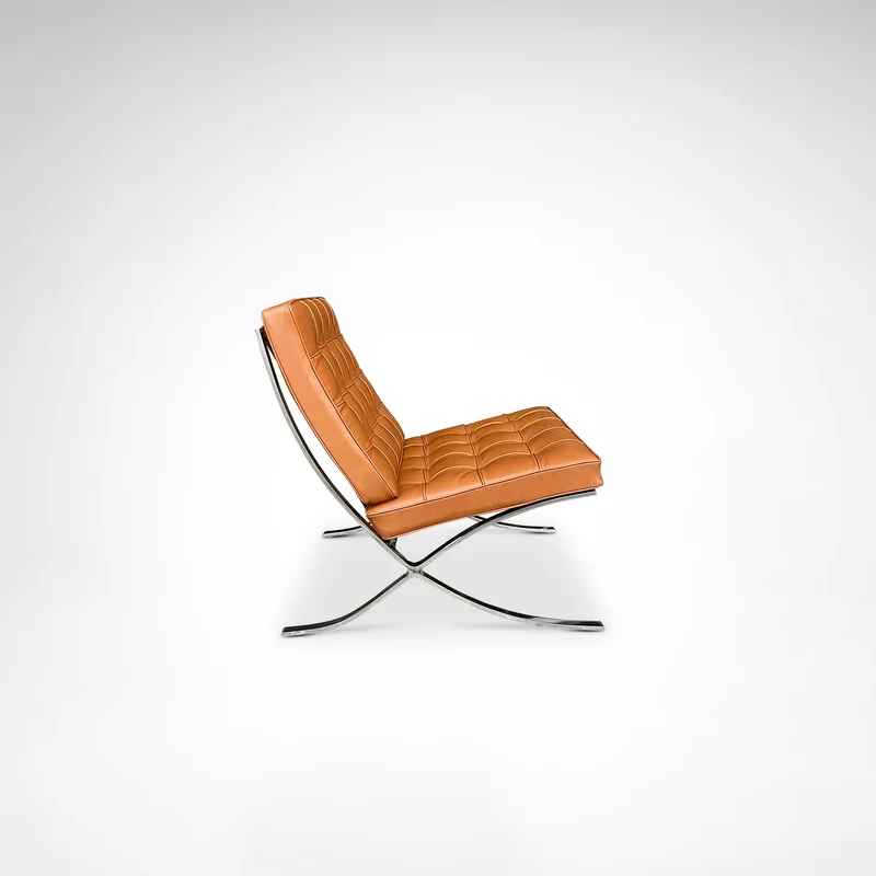 Barcelona lounge chair MR90 by Mies van der Rohe for Knoll