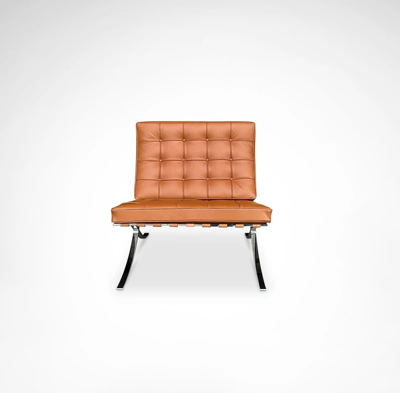 Barcelona lounge chair MR90 by Mies van der Rohe for Knoll