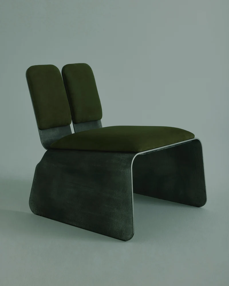 Rounded Edges Lounge Chair