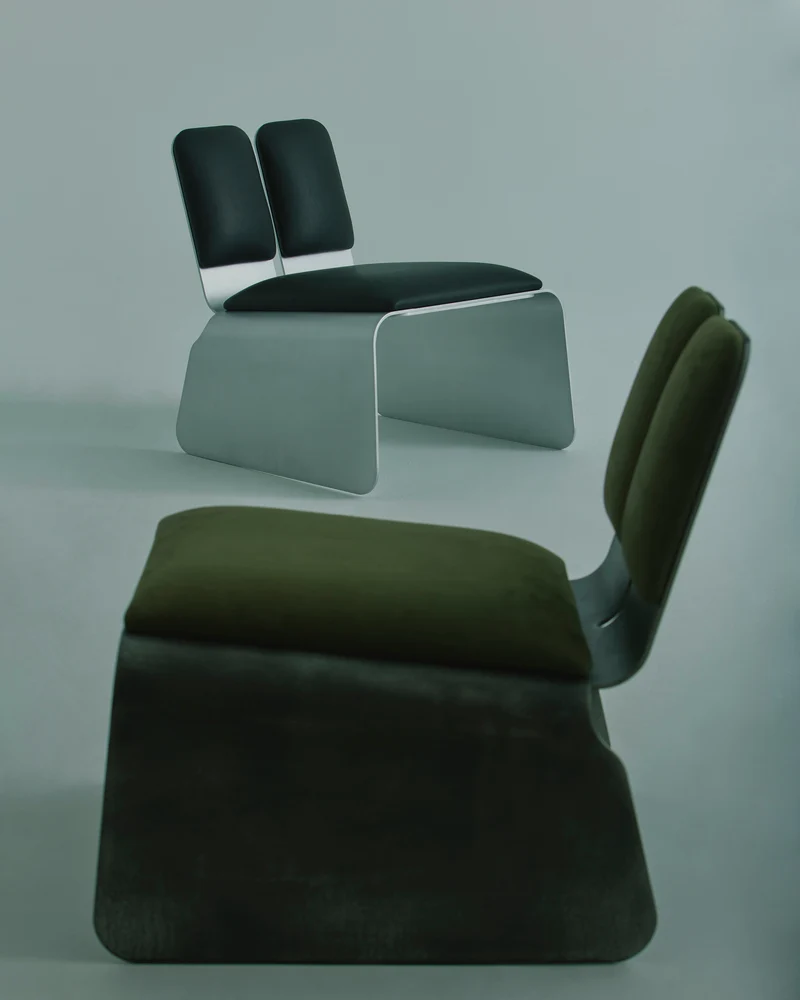 Rounded Edges Lounge Chair