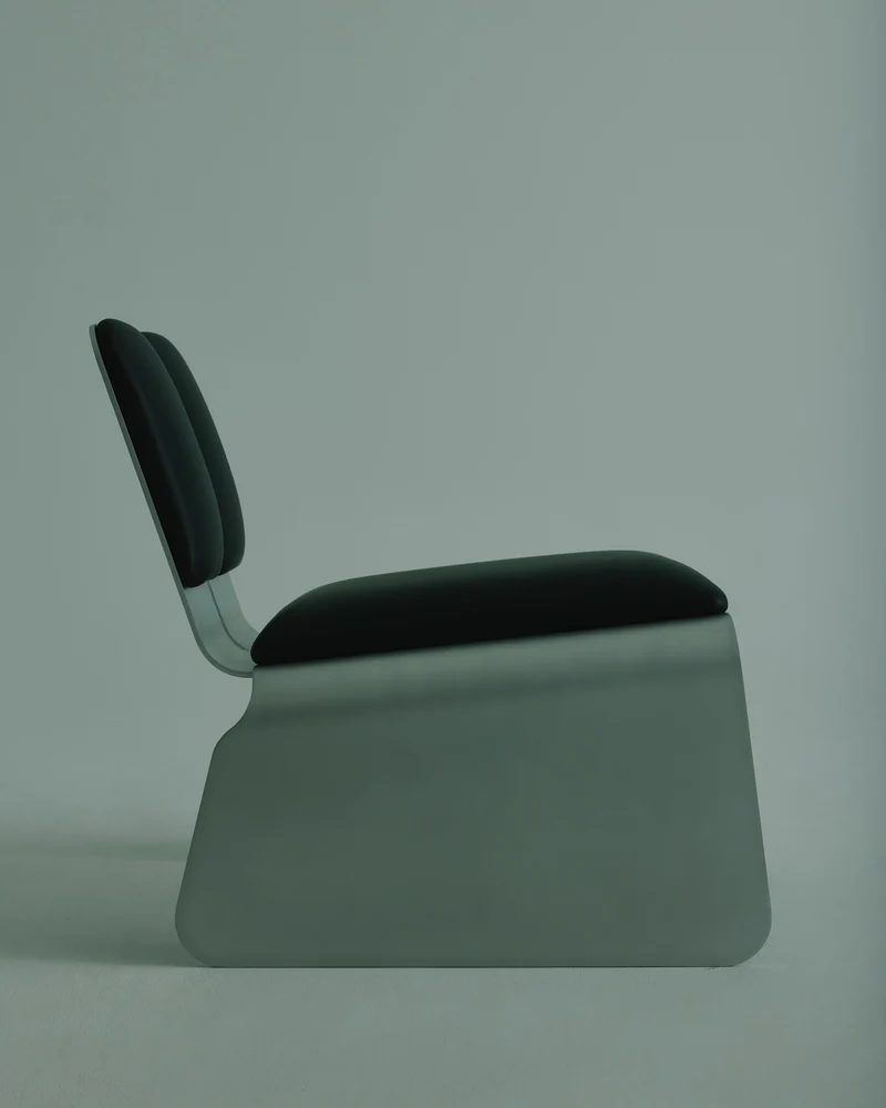 Rounded Edges Lounge Chair