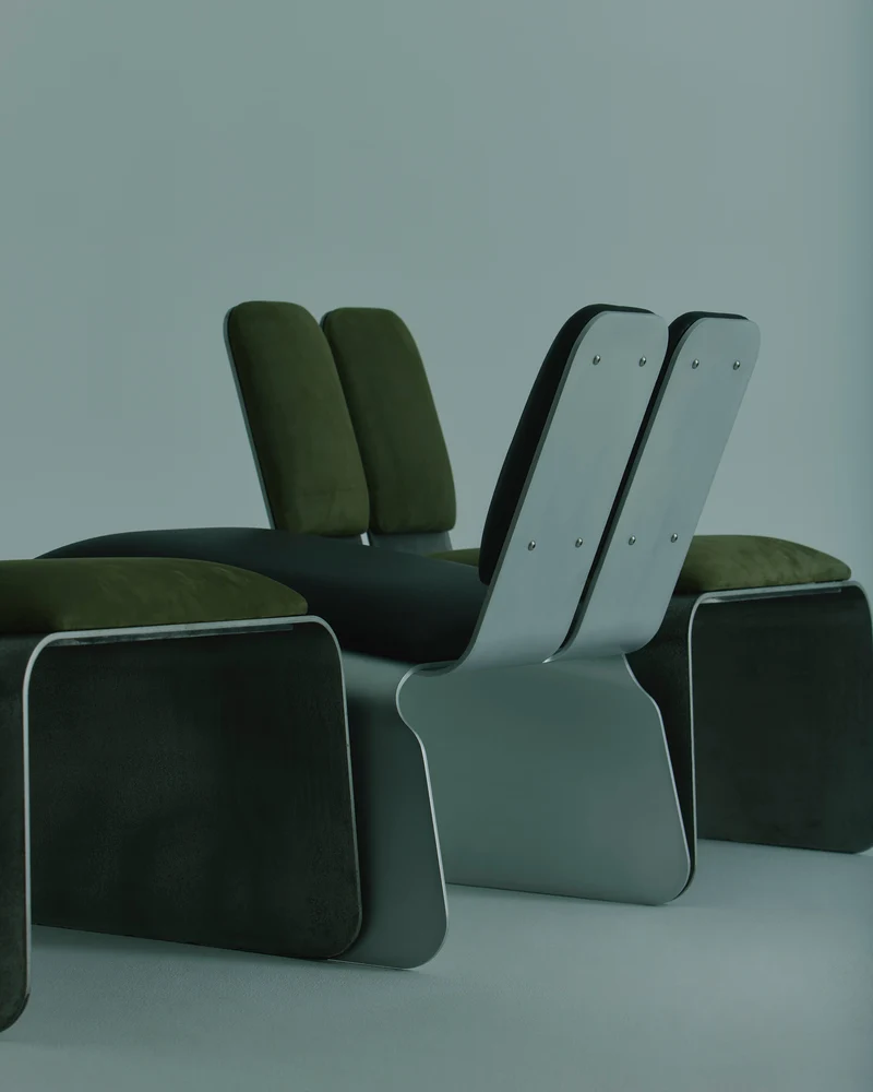 Rounded Edges Lounge Chair