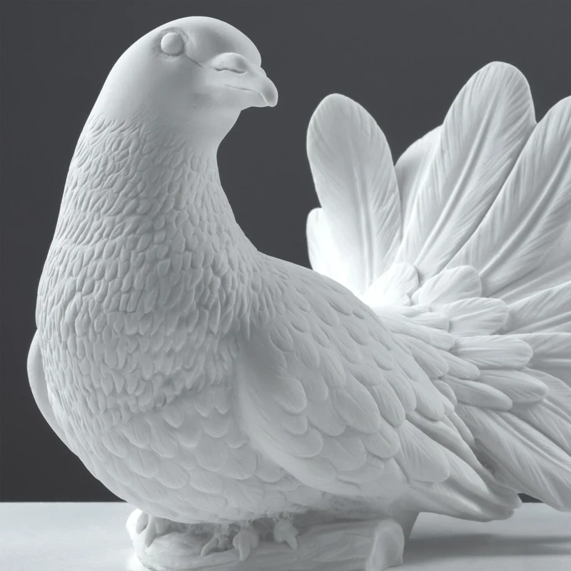 Sculpture Colombe Blanche — Symbole de Paix