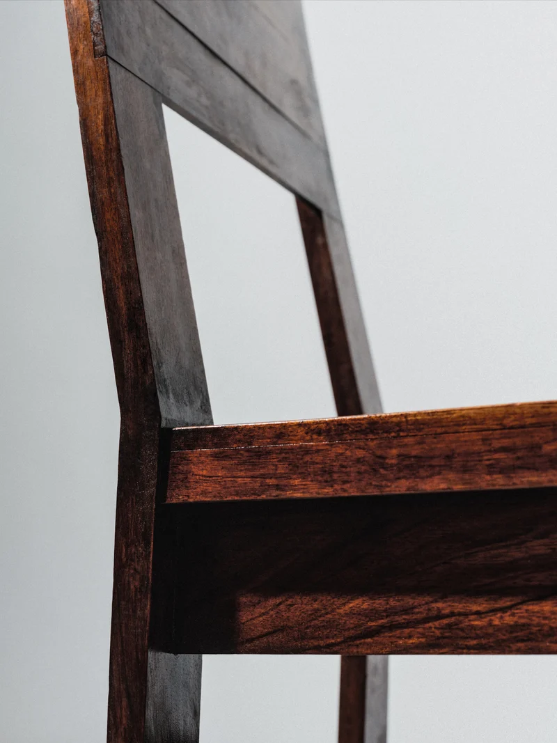 Giovanni Michelucci, Set of Four Wood Side Chairs, Italian Modernism, 1919
