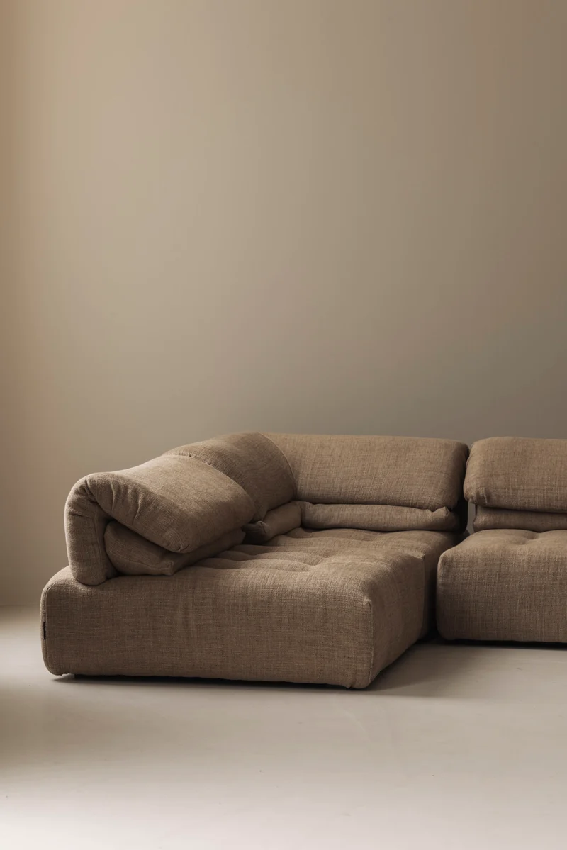Fully re-upholstered Modular Sofa by Roche Bobois, France 1990s.