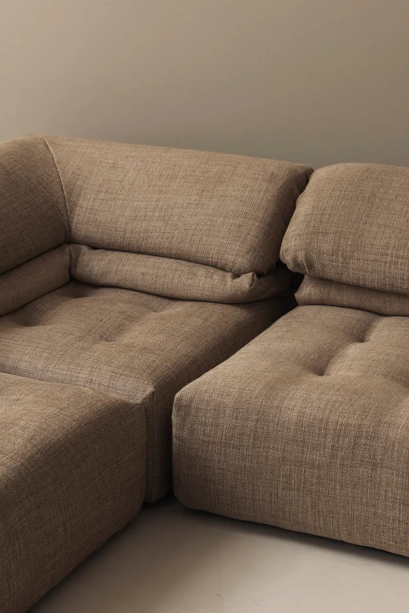 Fully re-upholstered Modular Sofa by Roche Bobois, France 1990s.