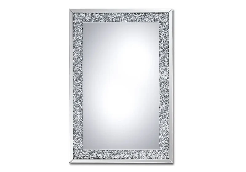 Miroir mural design diamant - Ava