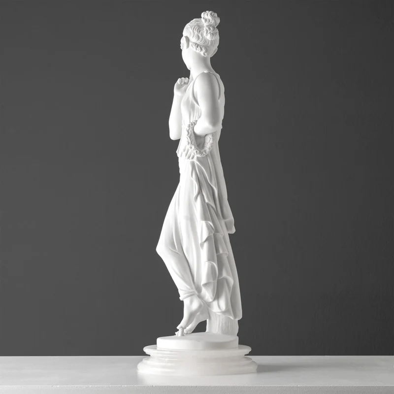 Sculpture de Danseuse au doigt sur le menton (d’après Antonio Canova)