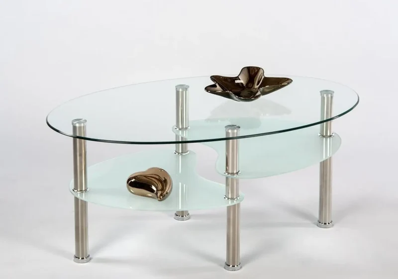 Table basse verre trempé - Tao