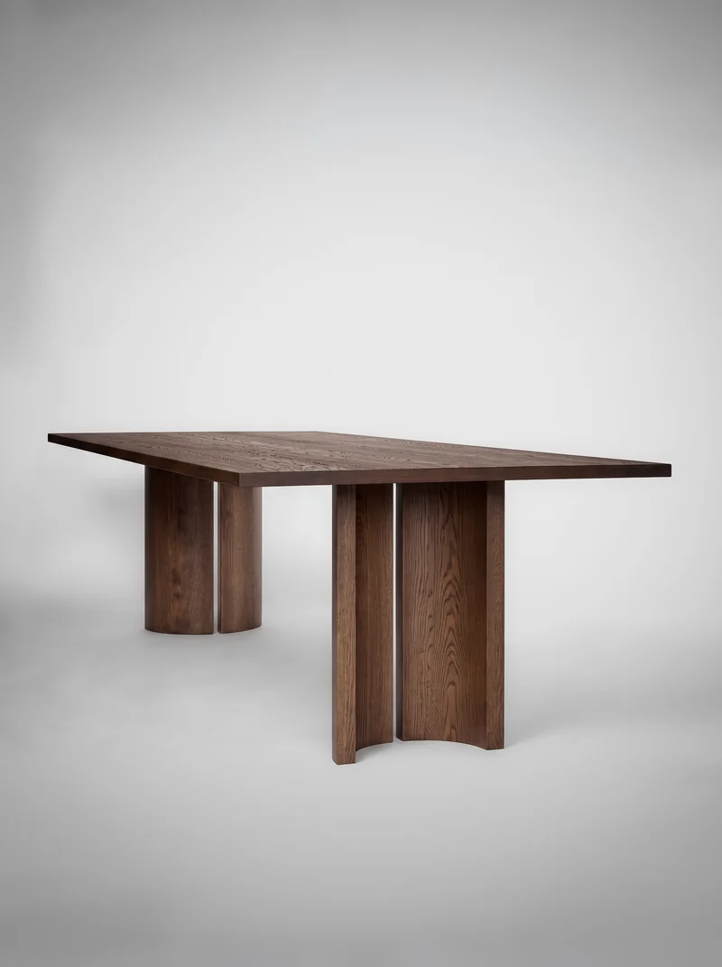 Aperta Rectangular Table - Single Base