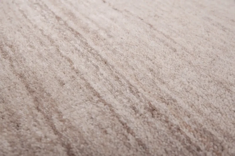 Tapis ethnique laine fait main beige RAJASTHAN