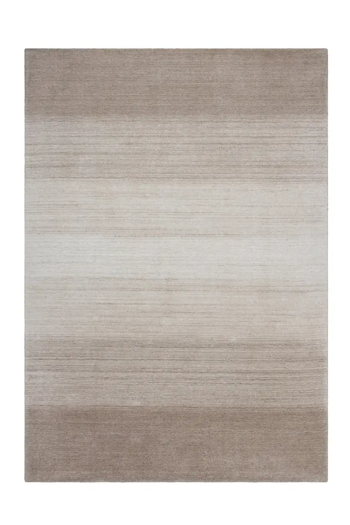 Tapis ethnique laine fait main beige RAJASTHAN