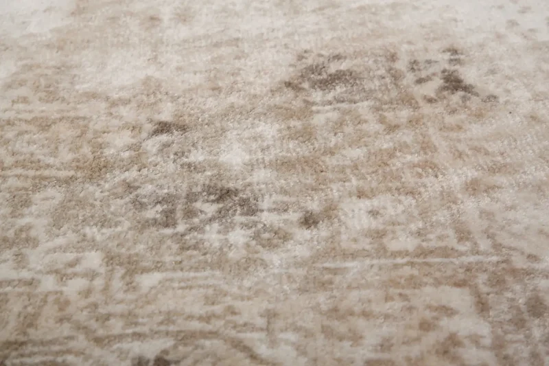Tapis vintage tissé main crème SILK