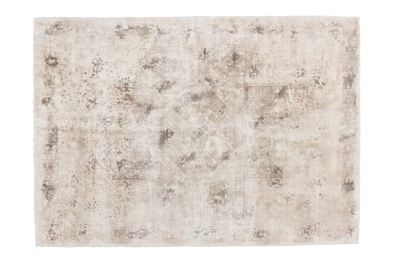 Tapis vintage tissé main crème SILK