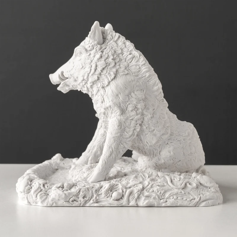Sculpture du Porcellino florentin — D’après le sanglier des Offices (Vide-poches)
