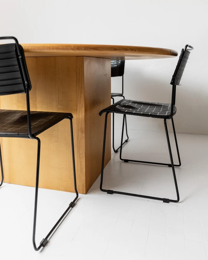 1980s Dining Chairs, Set of 4, Postmodern Design