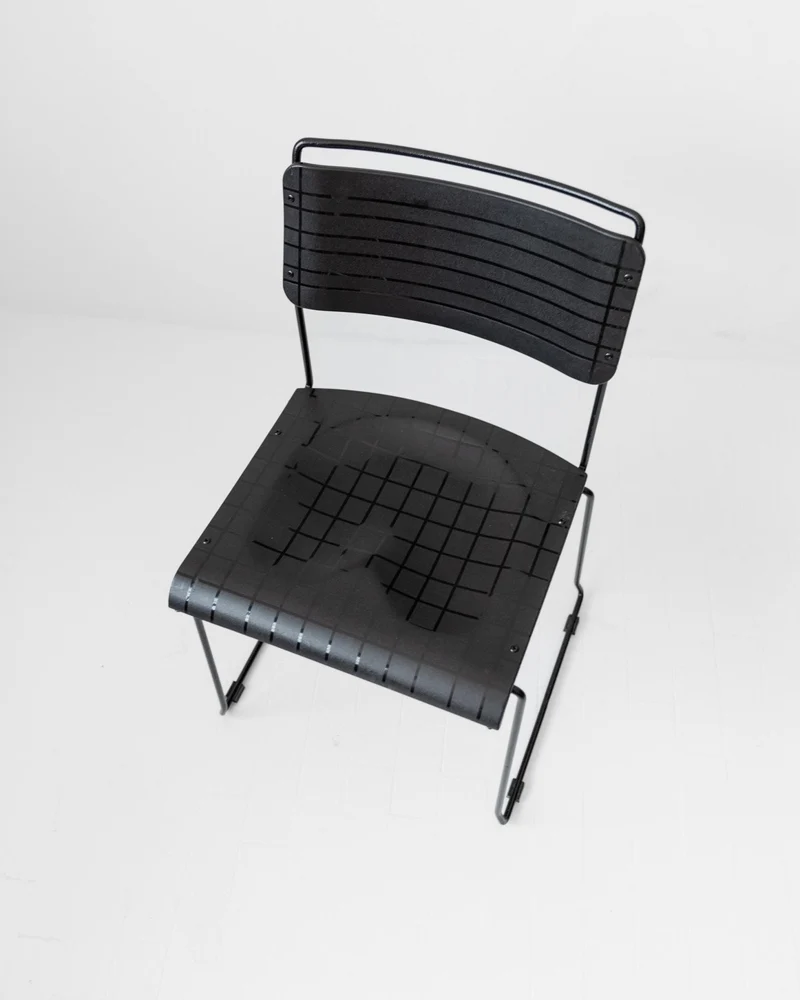 1980s Dining Chairs, Set of 4, Postmodern Design
