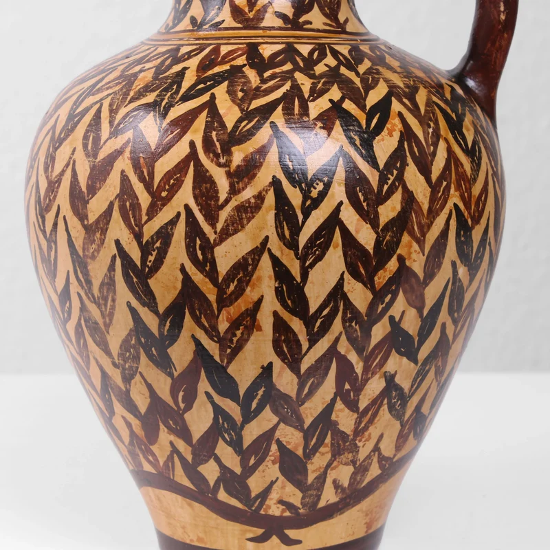 Pichet Grec avec Peinture d'Art Minoen