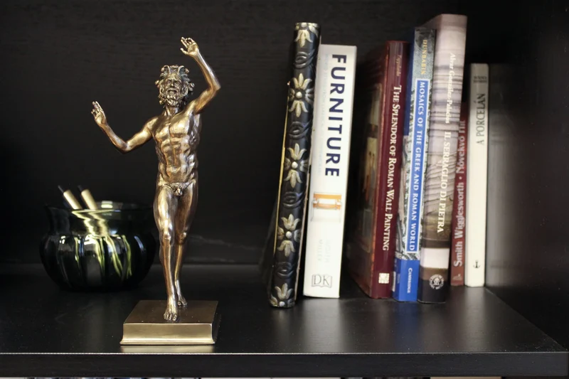 Sculpture Faune dansant (Bronze coulé à froid)
