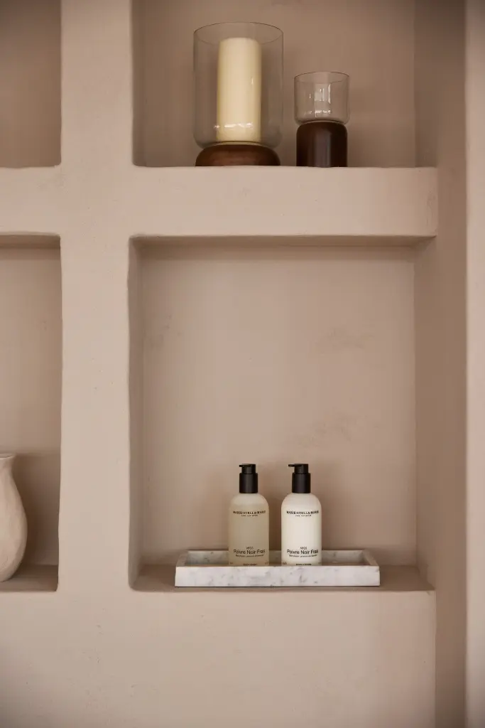 Plateau Rectangulaire en Marbre avec Bords (Blanc)