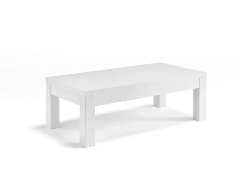 Table basse laqué blanc ROMA