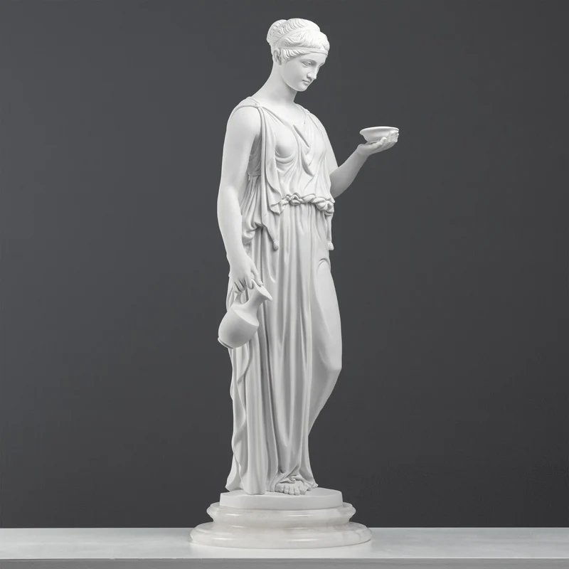 Sculpture Hébé — Déesse de la Jeunesse (Modèle Néoclassique d’après Thorvaldsen)