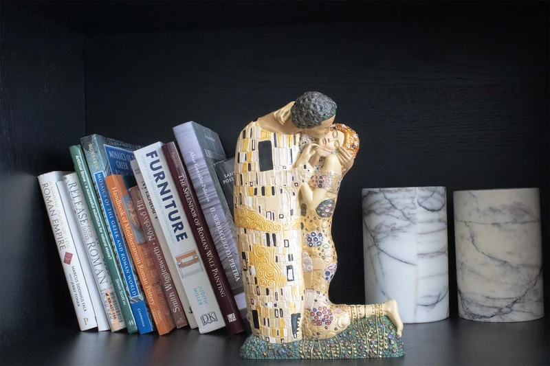 Sculpture Le Baiser de Klimt (Grande Statue d'Amoureux)