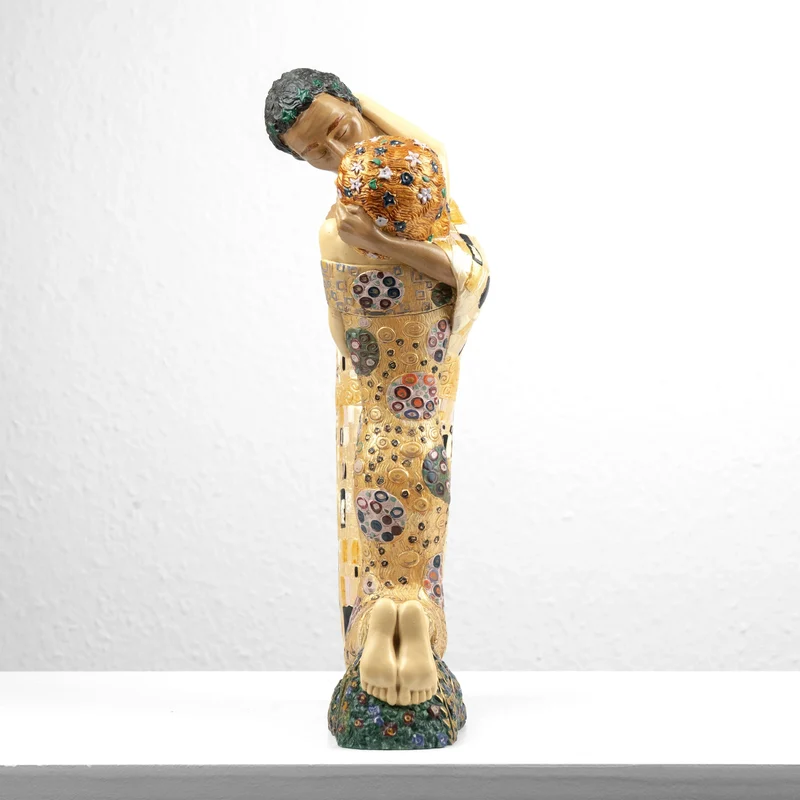 Sculpture Le Baiser de Klimt (Grande Statue d'Amoureux)