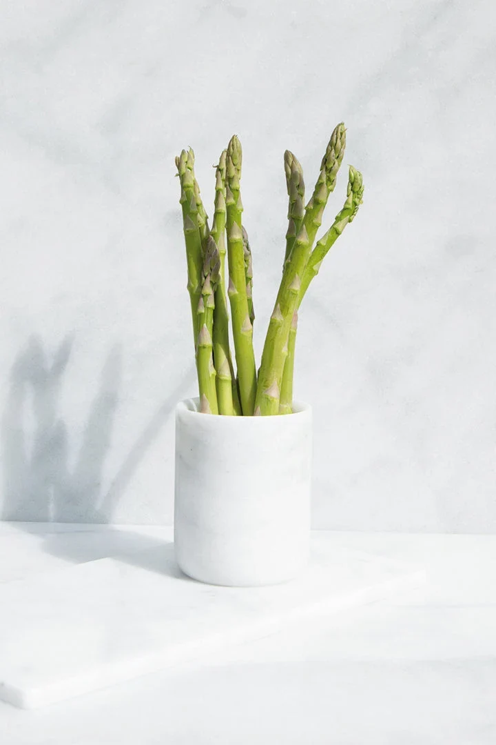 Porte-Brosse à Dents en Marbre Blanc