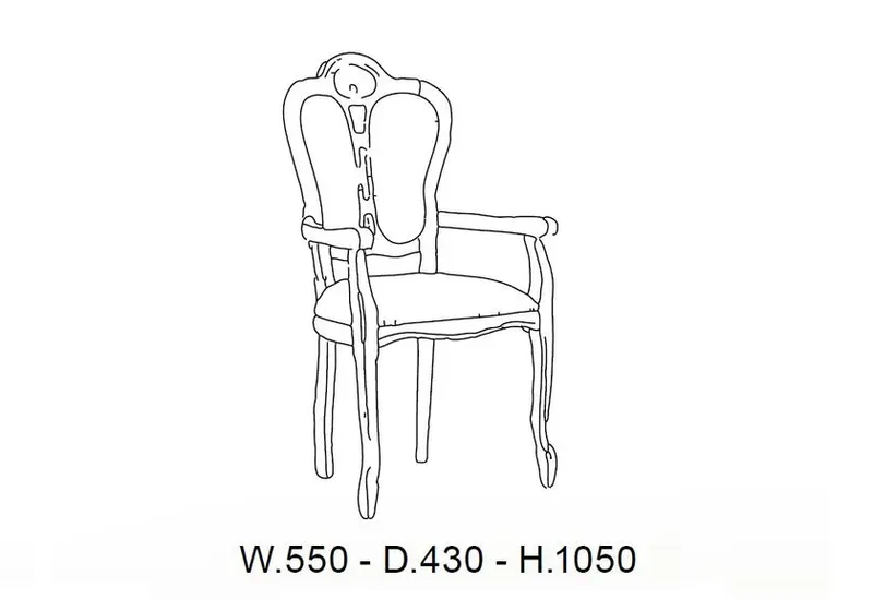 Chaise-fauteuil tissu beige GRETA (Lot de 2)