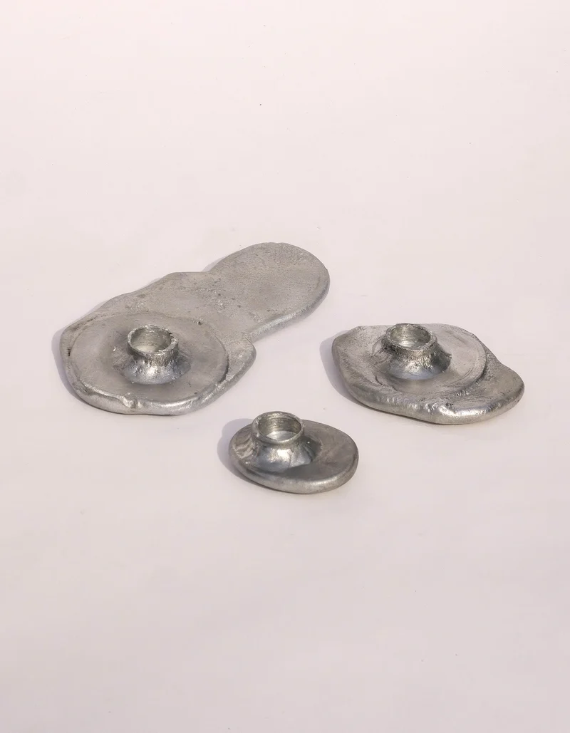 Sand Cast Candle Holder