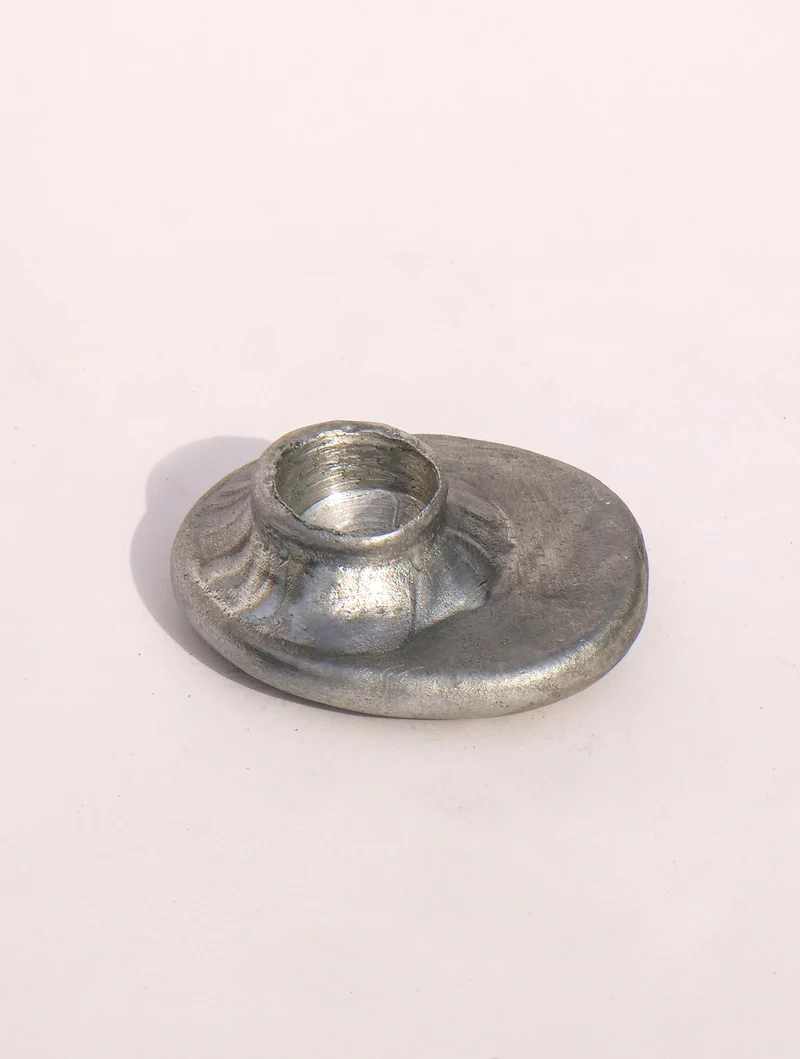 Sand Cast Candle Holder