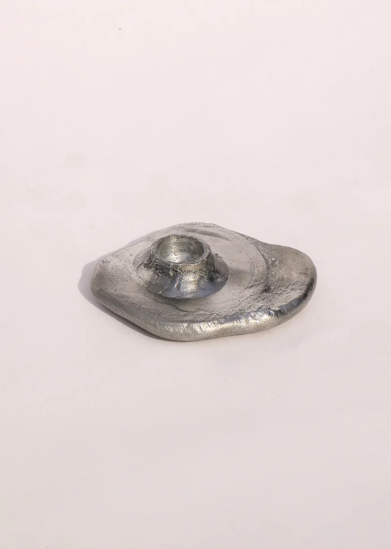 Sand Cast Candle Holder