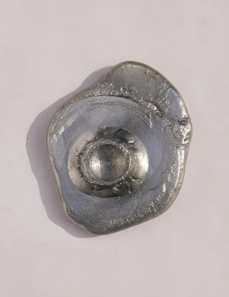 Sand Cast Candle Holder