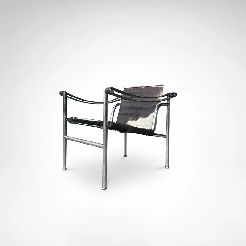 LC1 ponyskin armchair by Le Corbusier et al for Cassina 1980s