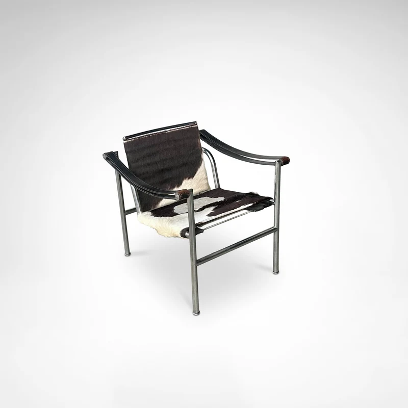 LC1 ponyskin armchair by Le Corbusier et al for Cassina 1980s