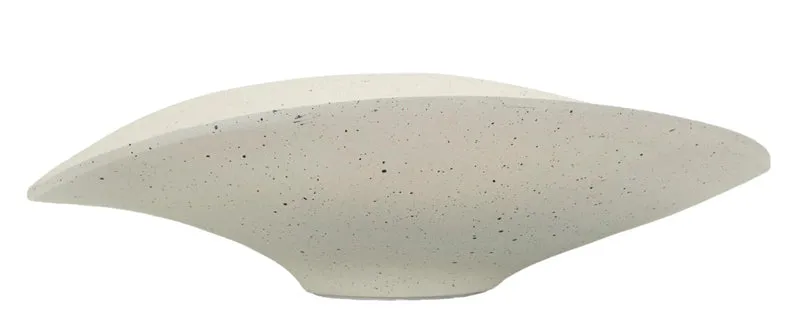 Plateau décoratif en résine blanche – Accent contemporain élégant