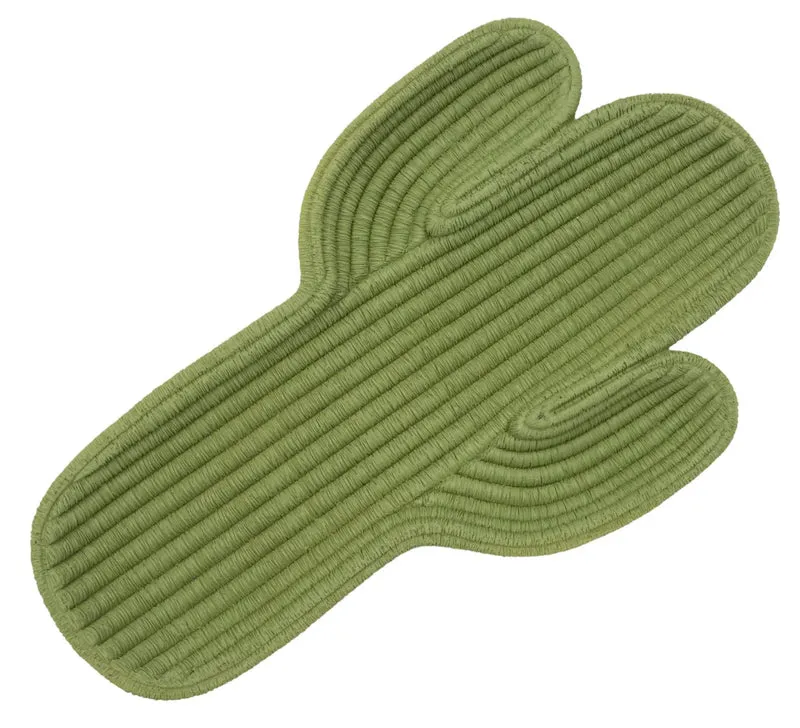 Plateau décoratif en résine verte – Cactus Modern Design