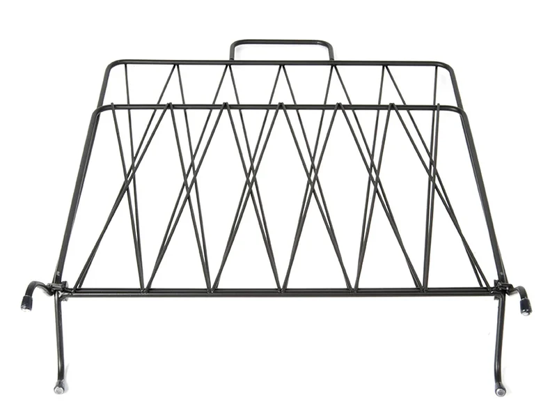 Porte-Revues "Diamond Raster" – Métal Noir Mat