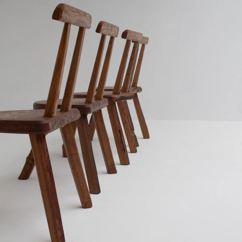 Rustic Wooden Chairs