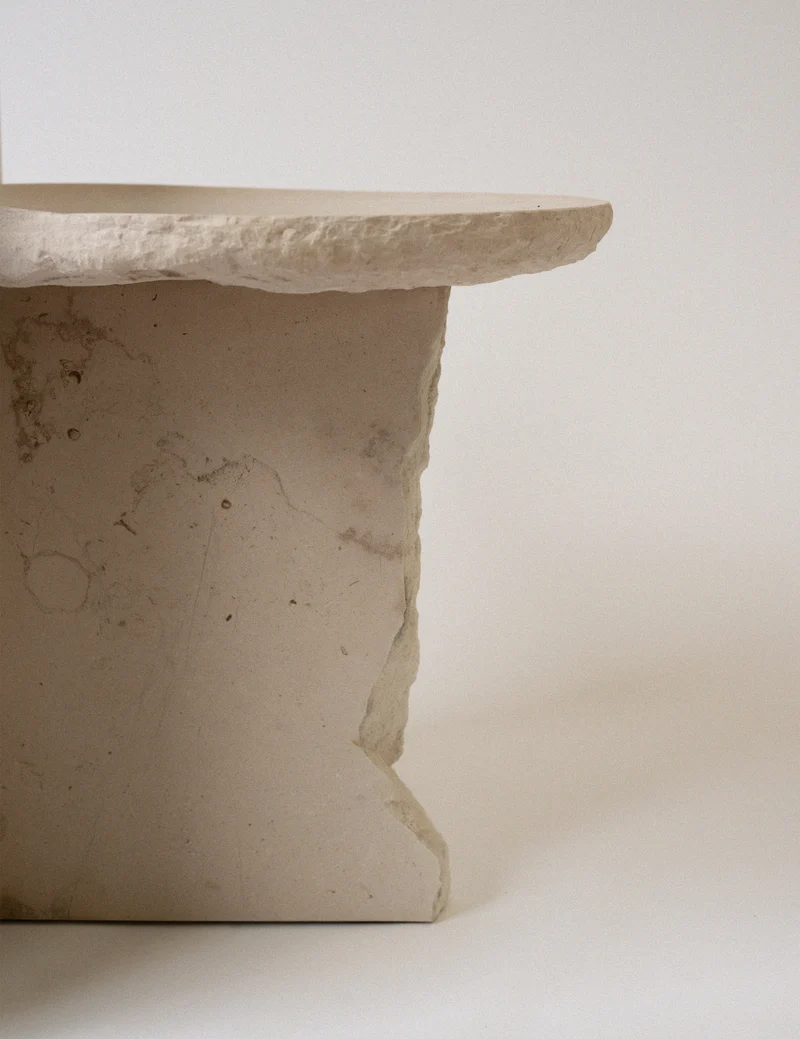 VAGA Chair in Stone and Limestone