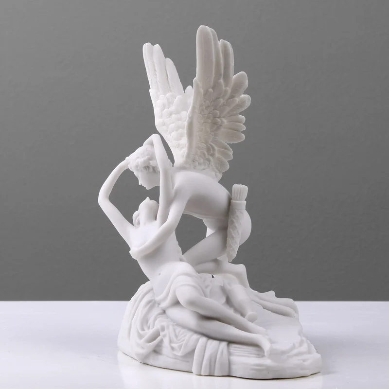 Sculpture Amour et Psyché (Statue blanche)