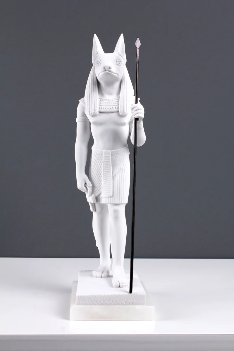 Sculpture Anubis - sculpture en marbre