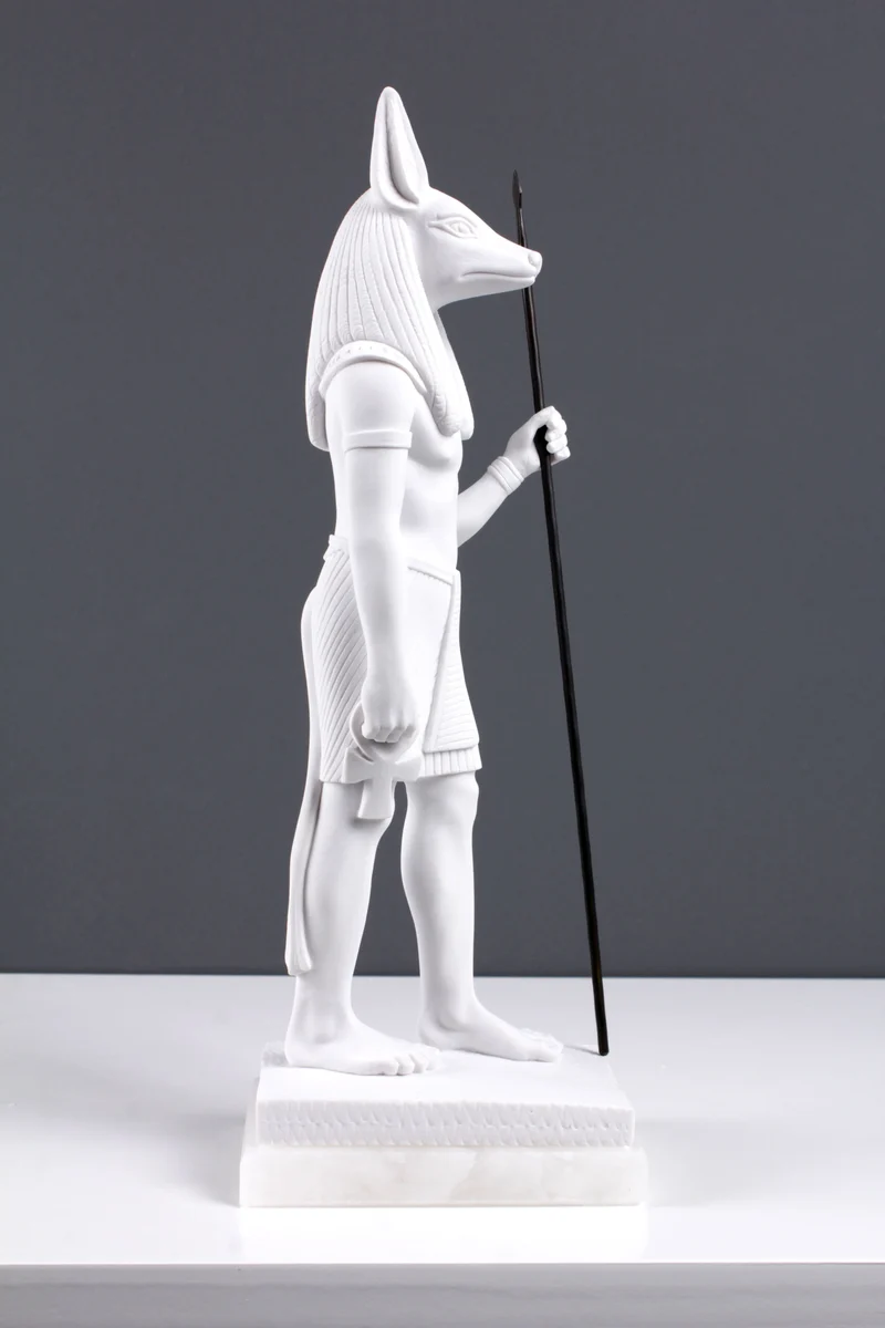 Sculpture Anubis - sculpture en marbre
