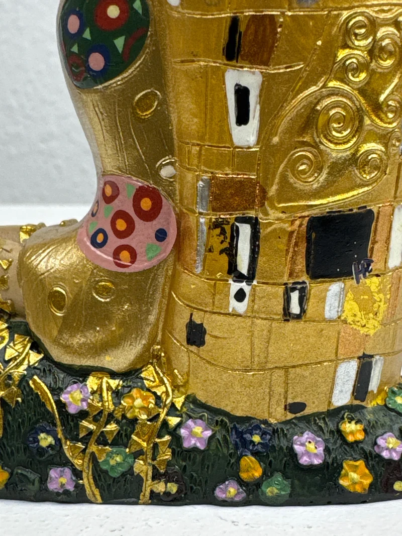 Sculpture de l’Amour – Le Baiser de Klimt (Petite Statue d’Amoureux)