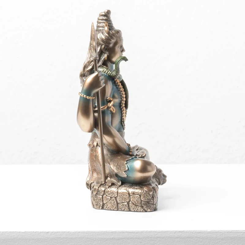 Shiva – Statue du Dieu Indien (Sculpture en bronze à froid)