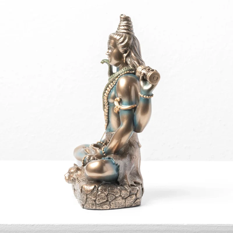 Shiva – Statue du Dieu Indien (Sculpture en bronze à froid)