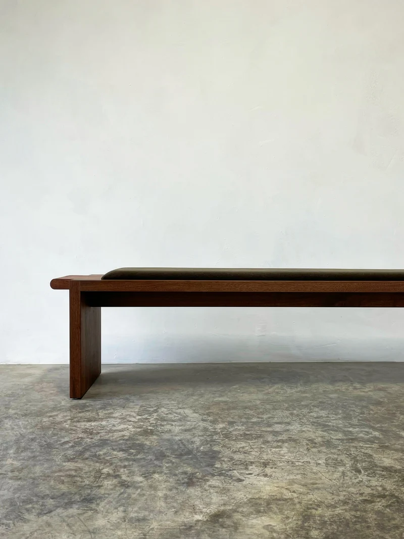 Upholstered Plank Bench